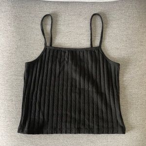 SOLD / Single black cropped tank or BUNDLE OF 3